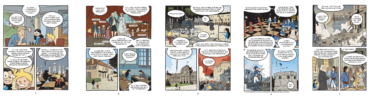 bd napoléon le fil de l'histoire 